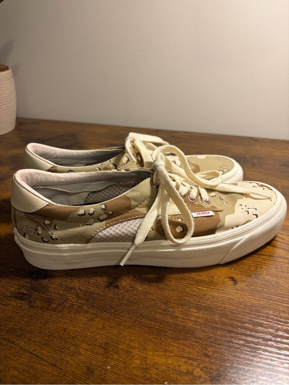 RARE Vans Vault Acer Mesh Ni SP Tan Desert Camo Sneakers Men’s 8 Women’s 9.5